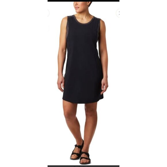 Columbia Omni-Wick Sleeveless Dress Size 1X Black & Gray Moisture-Wicking Tank D - Picture 8 of 10